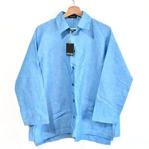 Eskandar NWT Women Linen Jacket Top Blouse 1